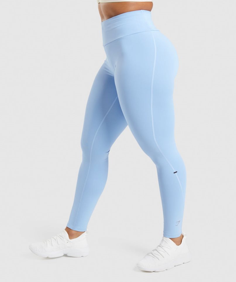 Women's Gymshark Speed Leggings Light Blue | CA 37D850